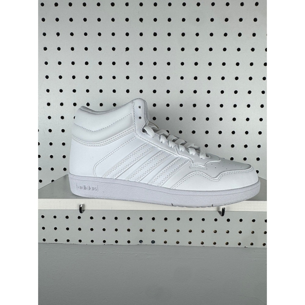 Adidas Hoops‎ 4.0 Mid J White Basketball Sneakers JI3476 Mens 5